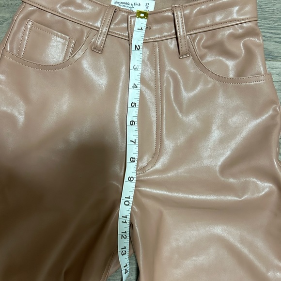 Abercrombie & Fitch faux leather pants - Picture 6 of 8